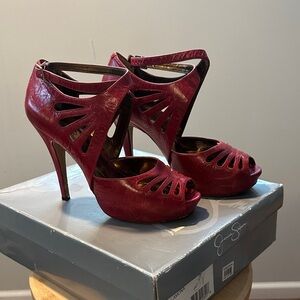 Sky High and Sexy Red Heels